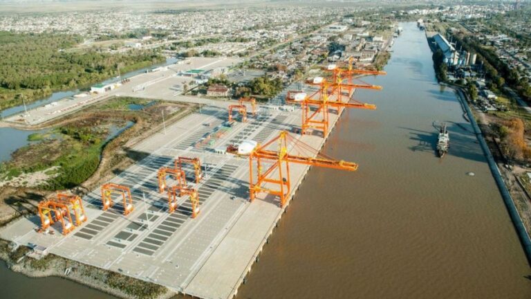 El movimiento de carga en el Puerto La Plata creció 2,5% en el primer semestre del año