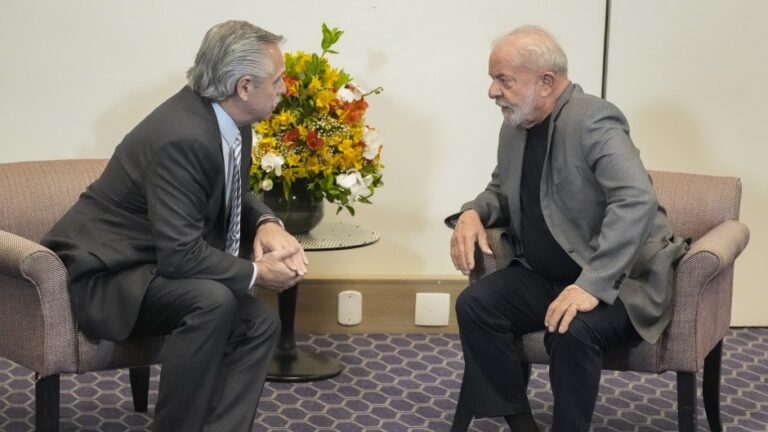 Alberto se reunió en San Pablo con Lula, quien anunció su primer viaje a la Argentina