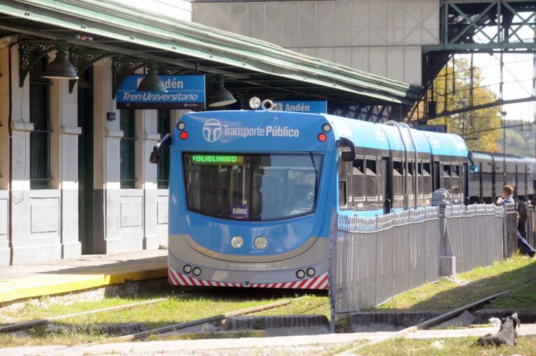 Habilitarán el nuevo recorrido ampliado del Tren Universitario en La Plata