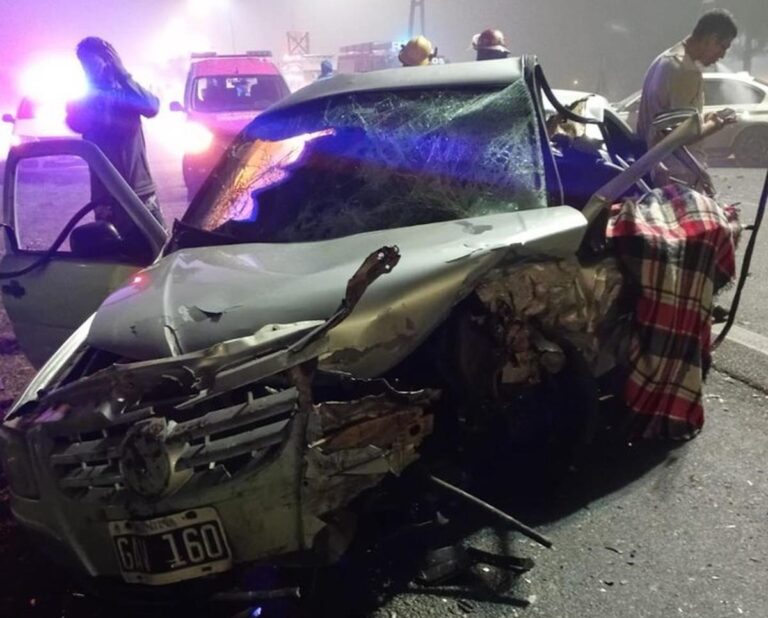 Un chino manejó 17 kilómetros en contramano en la Ruta 2, chocó contra otro auto y mató al conductor